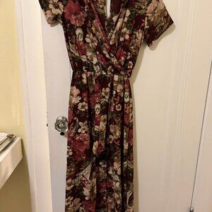 Mimi Floral High-Low Romper – Size Small